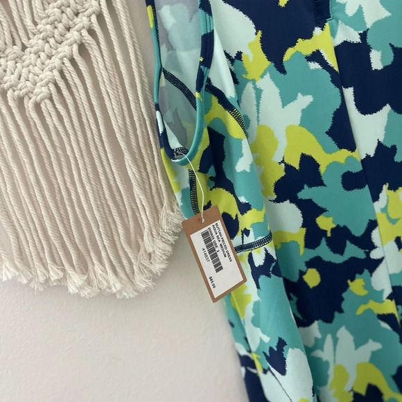 Title Nine Buttah Floral Dress Aqua Sea NWT - Picture 3 of 6